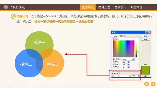 透明度設置